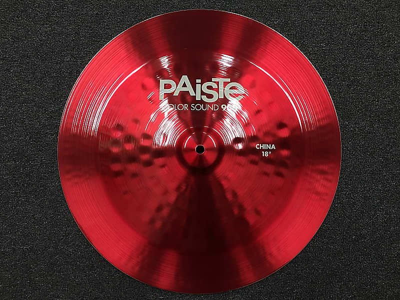 Cymbale Paiste 18" Color Sound 900 Series Red China *EN STOCK*